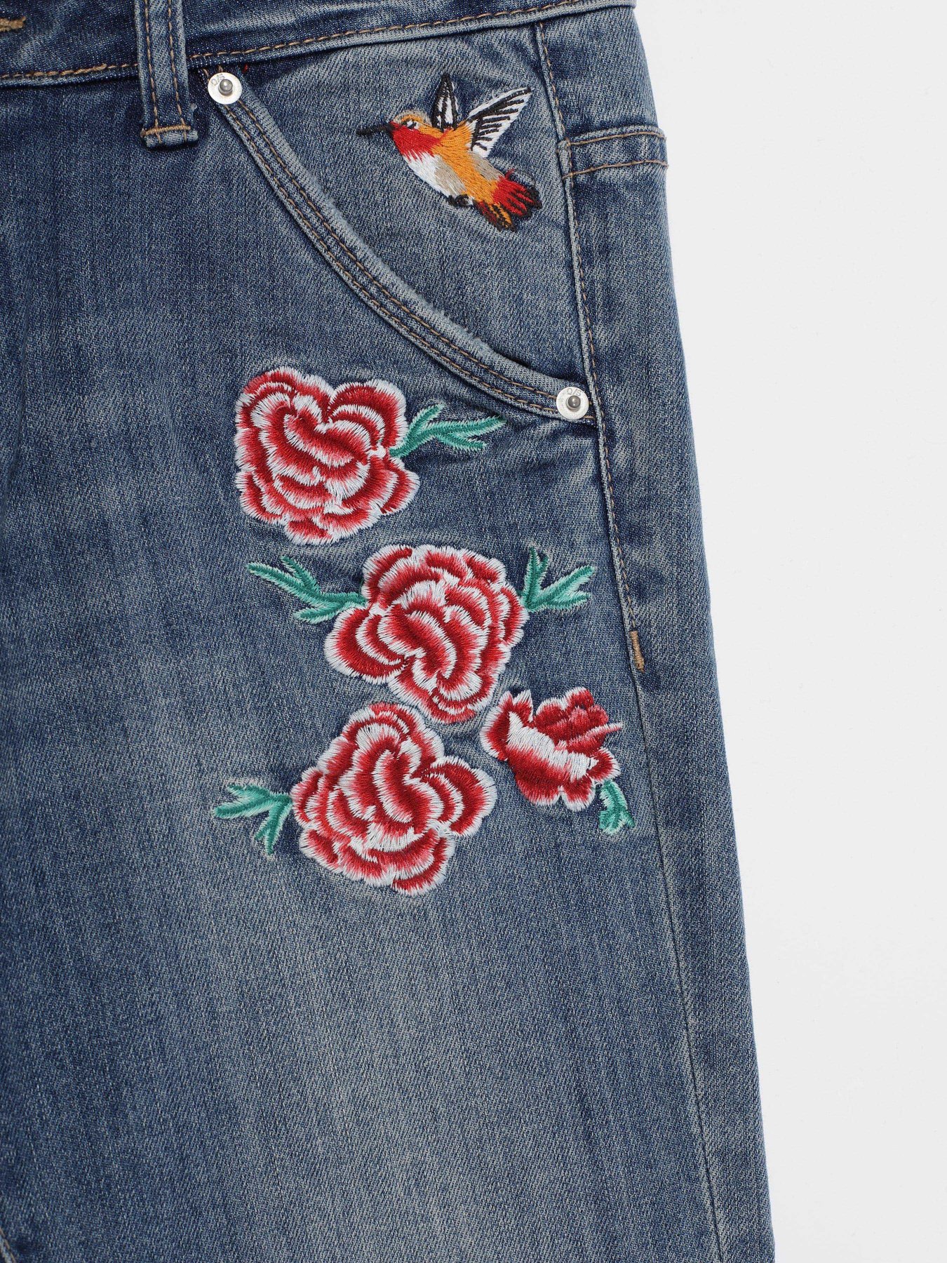 Прямые джинсы Q/S модель 42704712474_с.синій комб. Фото