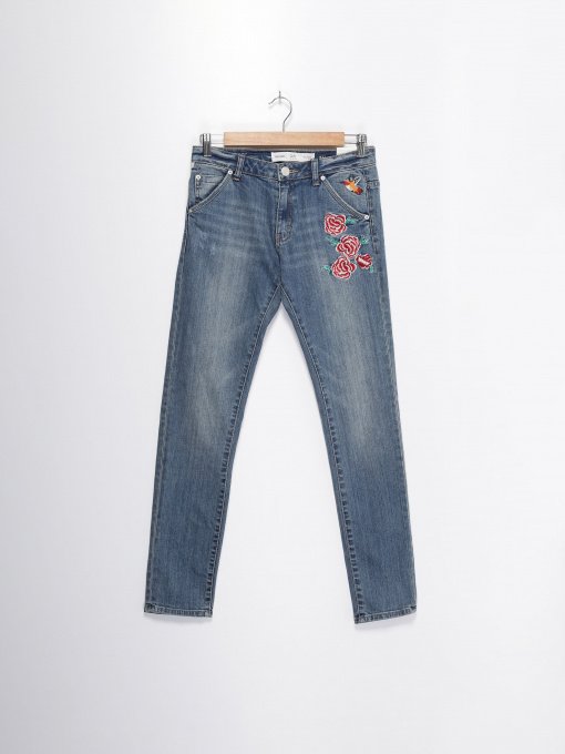 Прямые джинсы Q/S модель 42704712474_с.синій комб. Фото