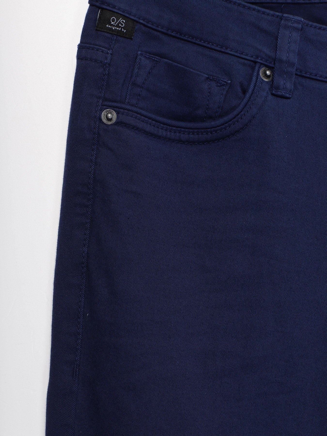 Повседневные штаны Q/S модель 42708712518_т.синій Повседневные штаны Q/S модель 42708712518_т.синій Фото