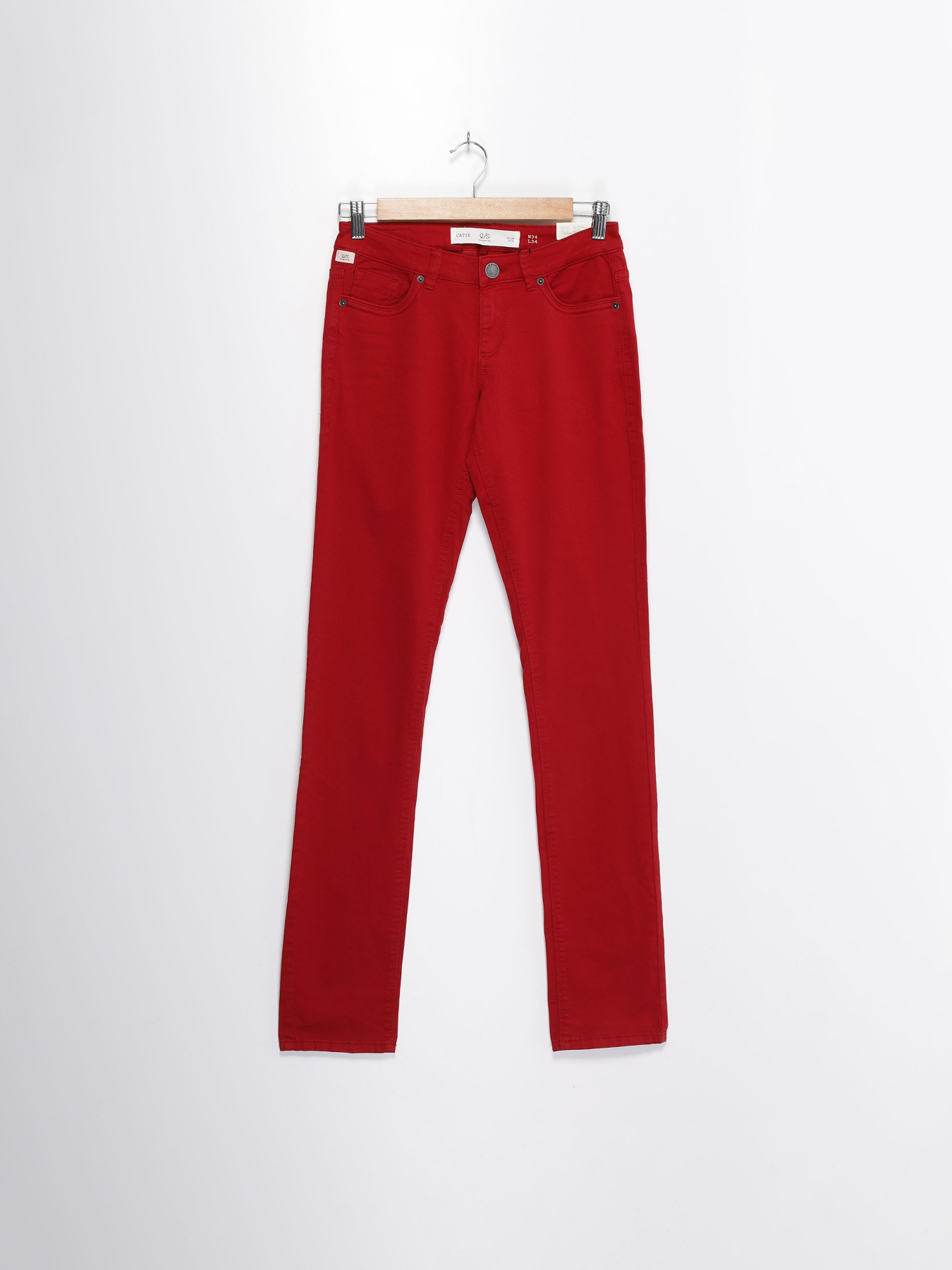 Повседневные штаны Q/S модель 42708712518_т.червоний Повседневные штаны Q/S модель 42708712518_т.червоний Фото