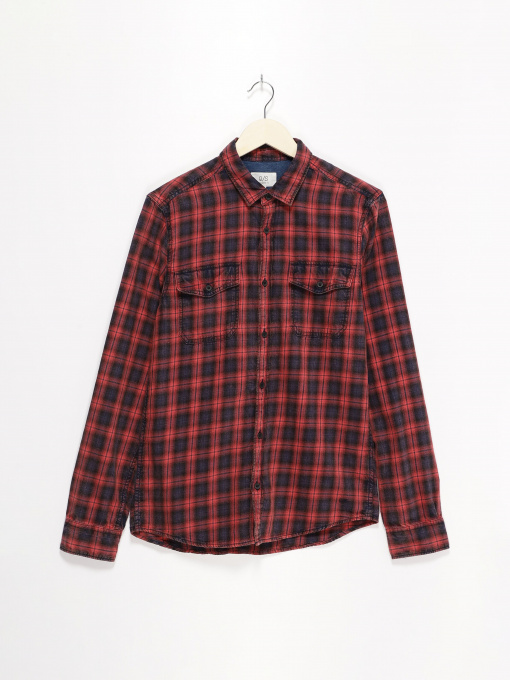 Рубашка Q/S модель 40712216046_комб. Фото