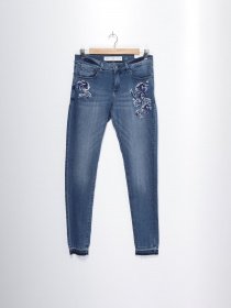 Прямые джинсы Q/S модель 42709712571_синій комб. Фото