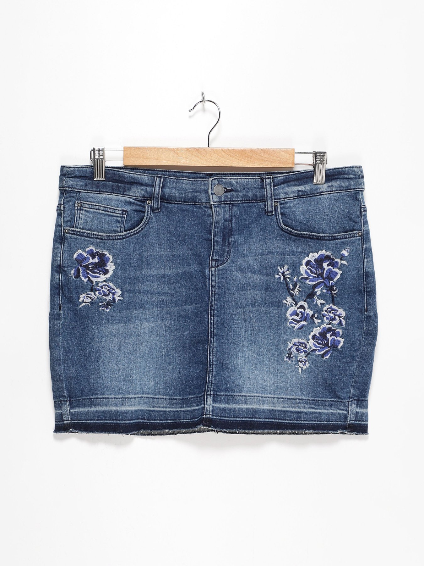 Джинсова спідниця Q/S модель 42709794383_синій Фото