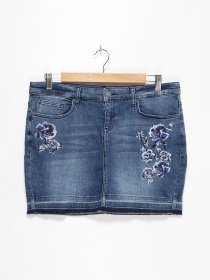 Джинсова спідниця Q/S модель 42709794383_синій Фото