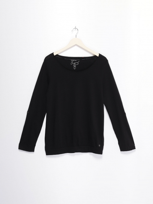 Лонгслив Q/S модель 45899310274_чорний Фото