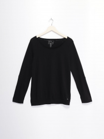 Лонгслив Q/S модель 45899310274_чорний Лонгслив Q/S модель 45899310274_чорний Фото