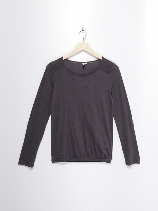 Лонгслив Q/S модель 45899310454_т.сірий Фото