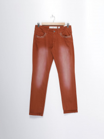 Повседневные штаны Q/S модель 46701738556_коричневий комб. Фото