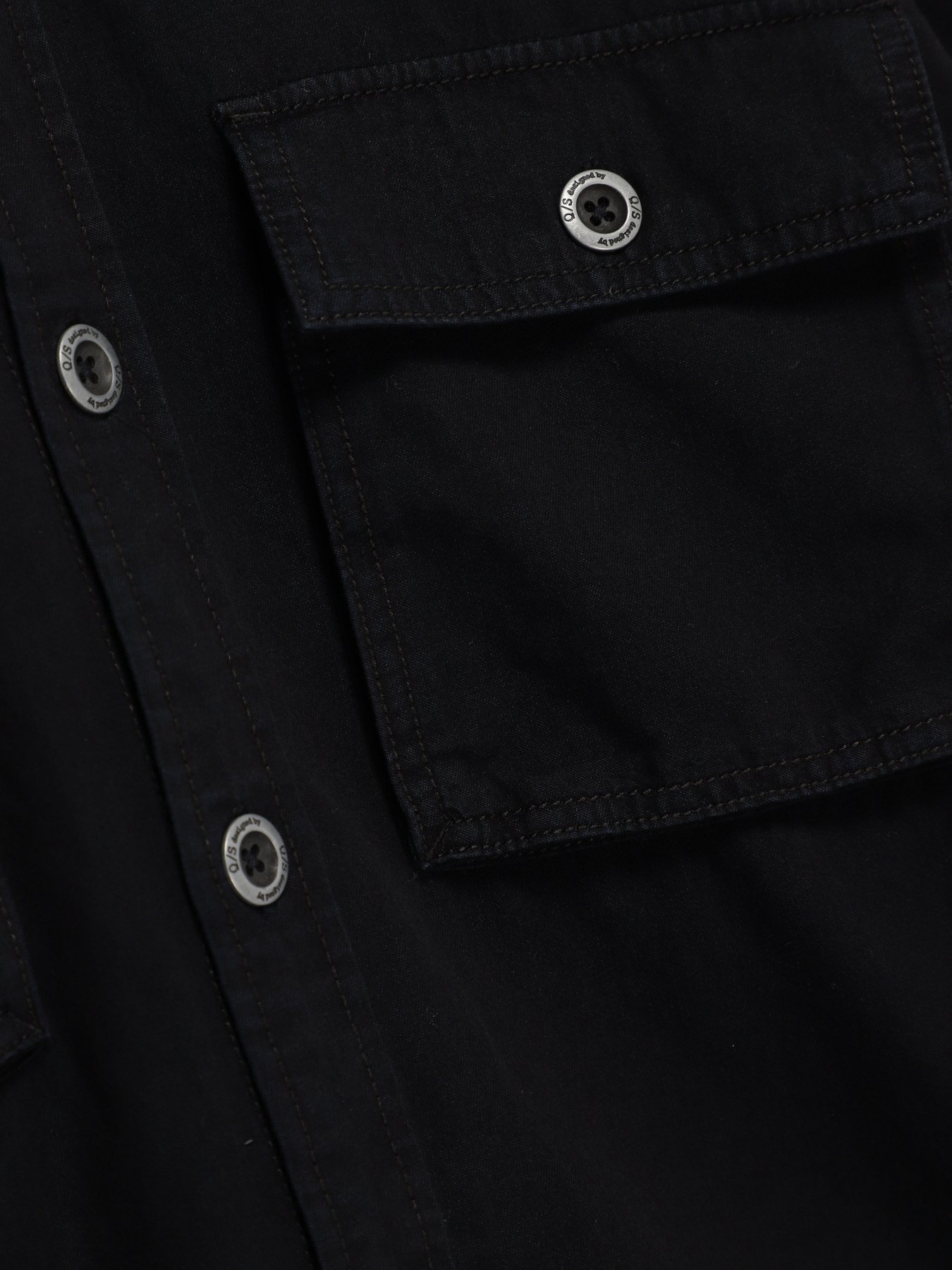 Сорочка повсякденна Q/S модель 40808218803_чорний Сорочка повсякденна Q/S модель 40808218803_чорний Фото