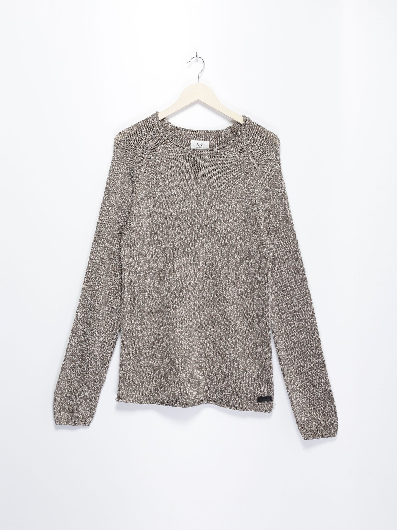 Джемпер Q/S модель 47701618492_сірий комб. Фото