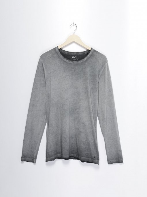 Лонгслив Q/S модель 47834313107_сірий Фото