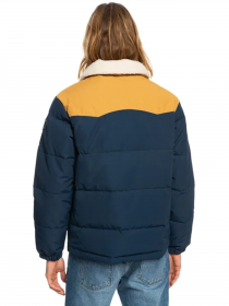 Зимова куртка Quiksilver модель EQYJK03759_т.синій з гірчичним Фото