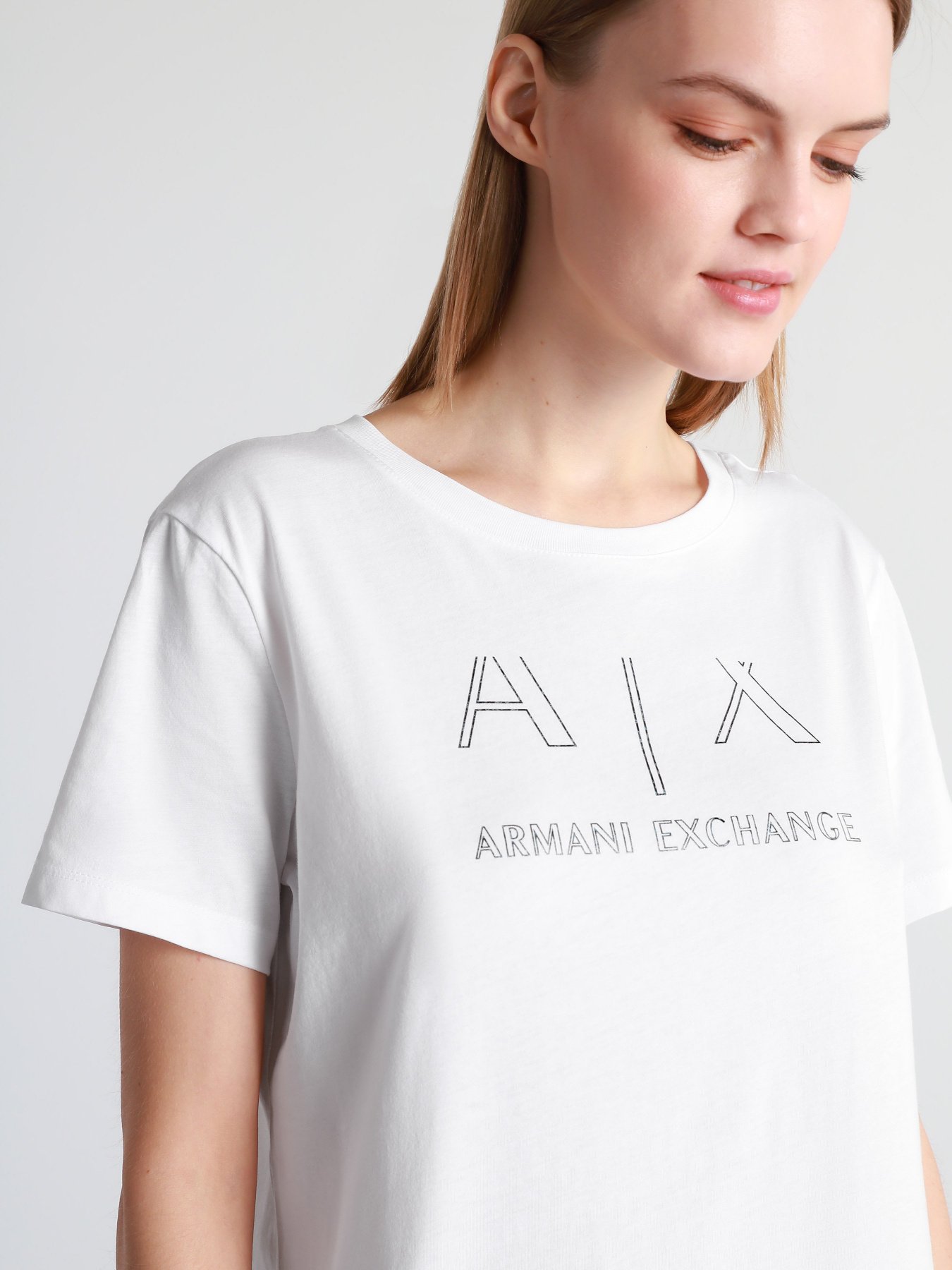 Футболка Armani Exchange модель 3KYTGG-YJ3CZ-1000 Футболка Armani Exchange модель 3KYTGG-YJ3CZ-1000 Фото