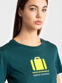 Футболка Armani Exchange модель 3KYTHM-YJ3CZ-1813 Футболка Armani Exchange модель 3KYTHM-YJ3CZ-1813 Фото