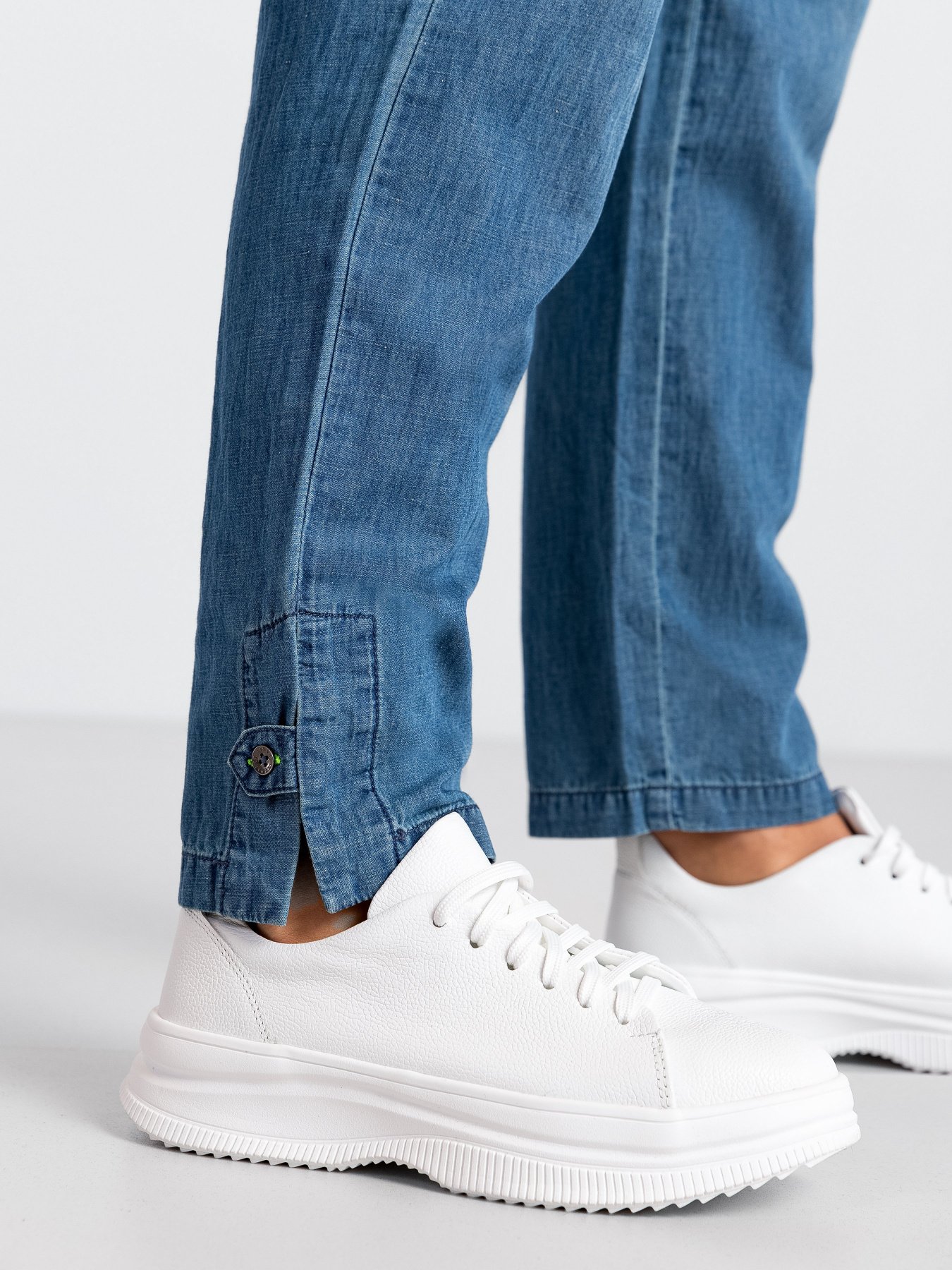 Прямі джинси Armani Exchange Slim Linen модель 3KYP27-YNVMZ-1500 Фото