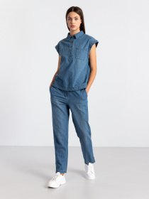 Прямі джинси Armani Exchange Slim Linen модель 3KYP27-YNVMZ-1500 Фото