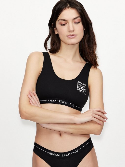 Бюстгальтер Armani Exchange ICON PERIOD модель 947004-1P601-00020 Фото