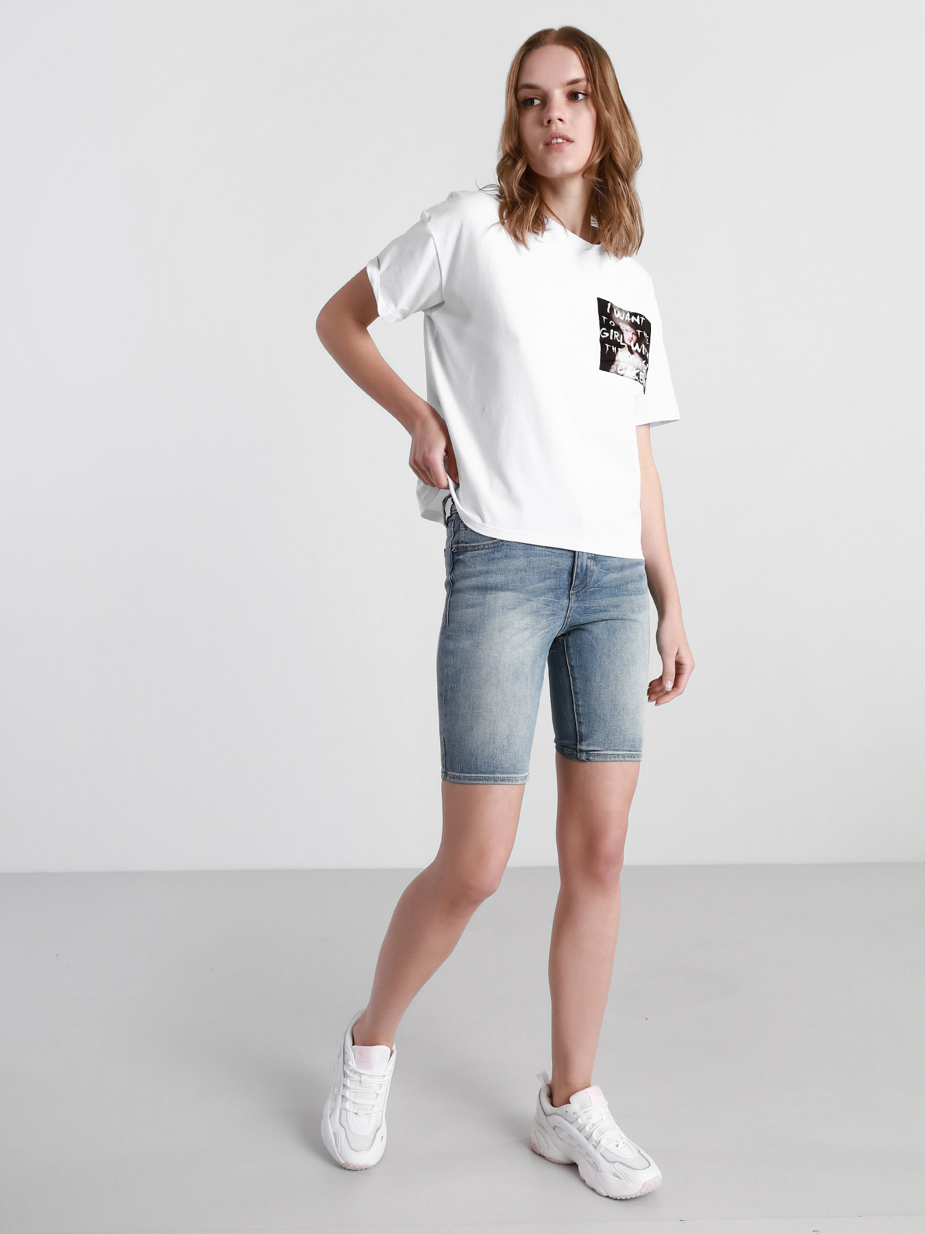 Шорти джинсові Armani Exchange модель 3KYJ70-Y1SEZ-1500 Фото