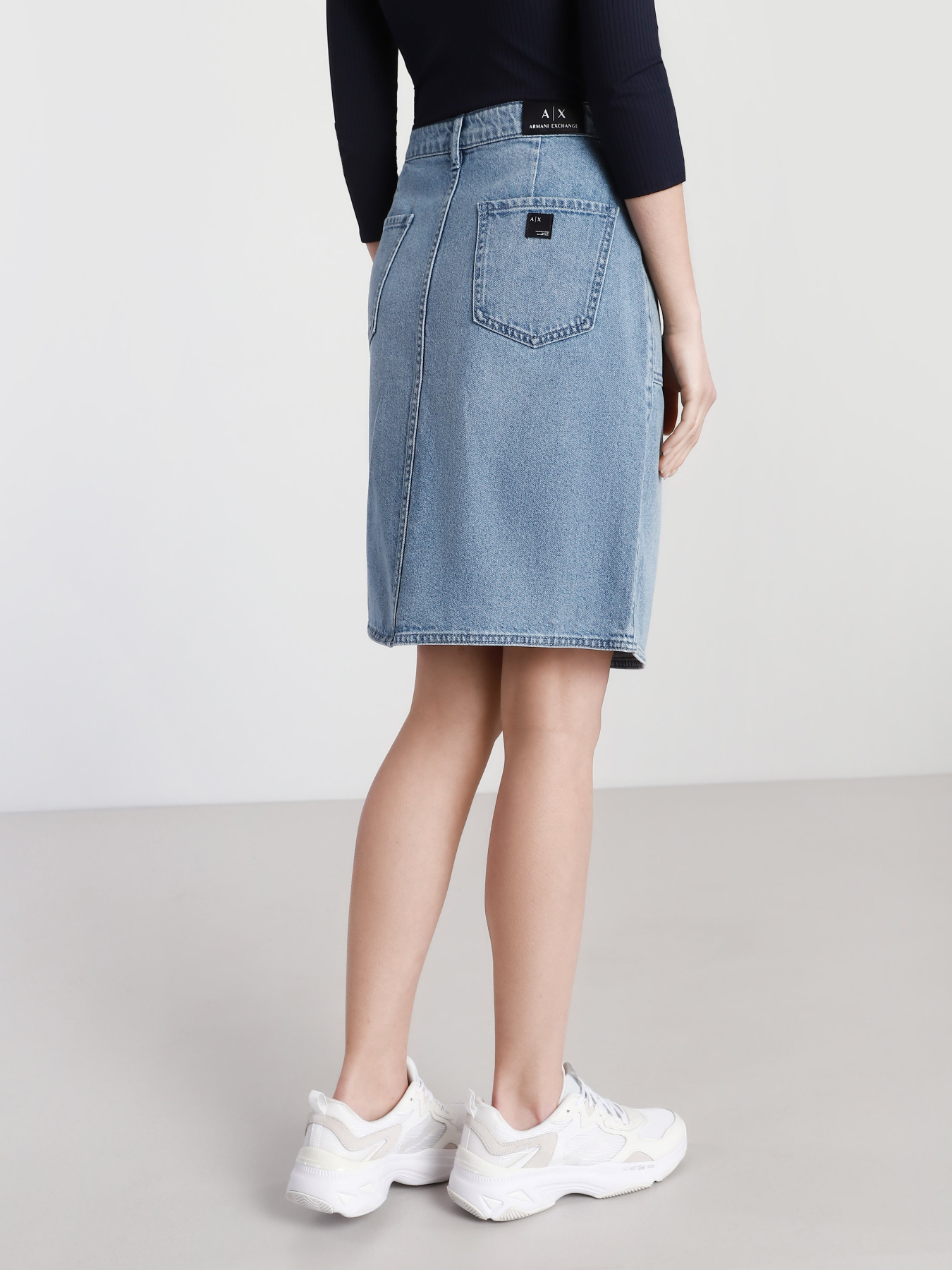 Джинсова спідниця Armani Exchange модель 3KYN60-Y1UEZ-1500 Фото