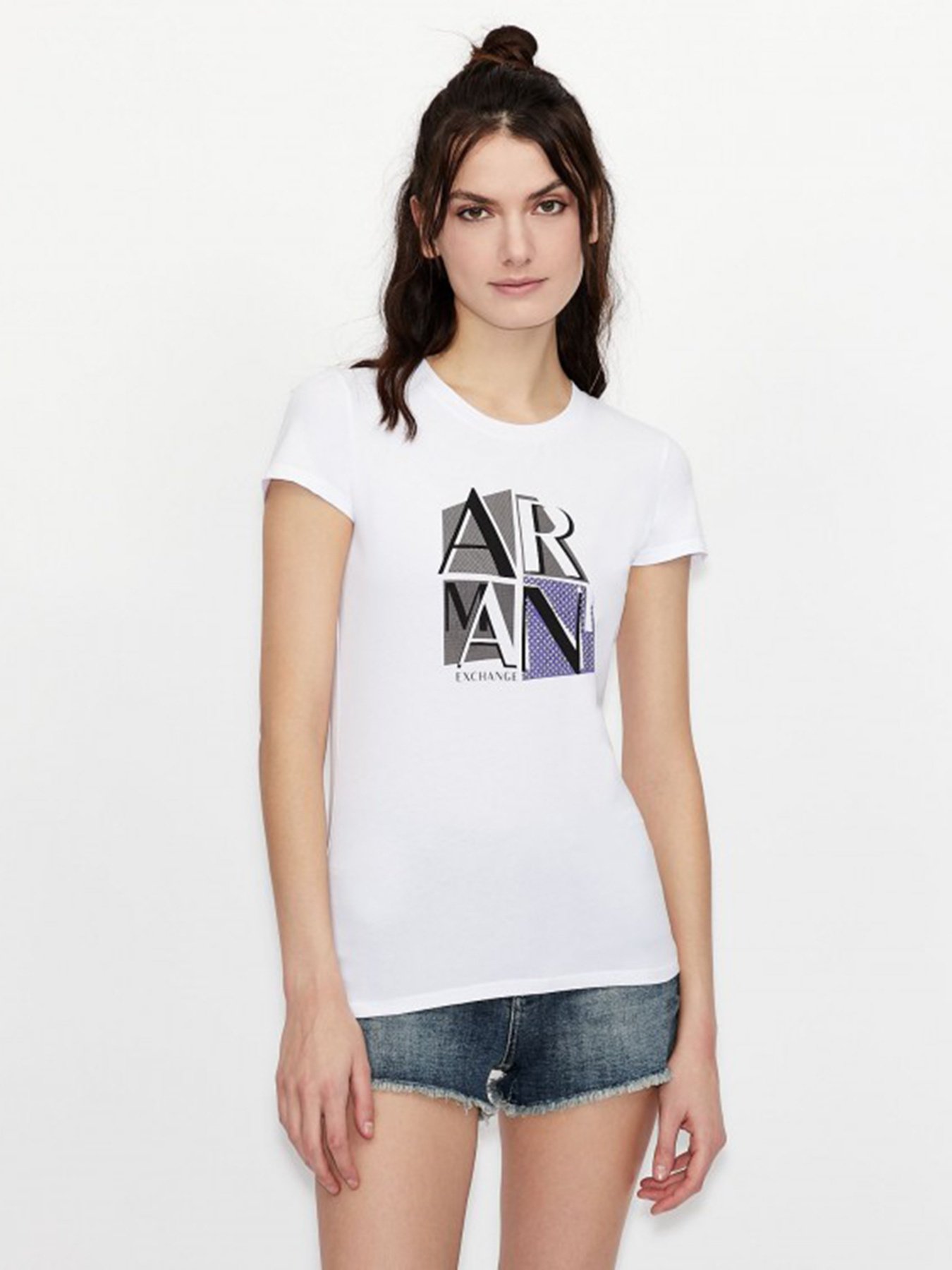 Футболка Armani Exchange модель 3KYTGH-YJ7GZ-1000 Фото