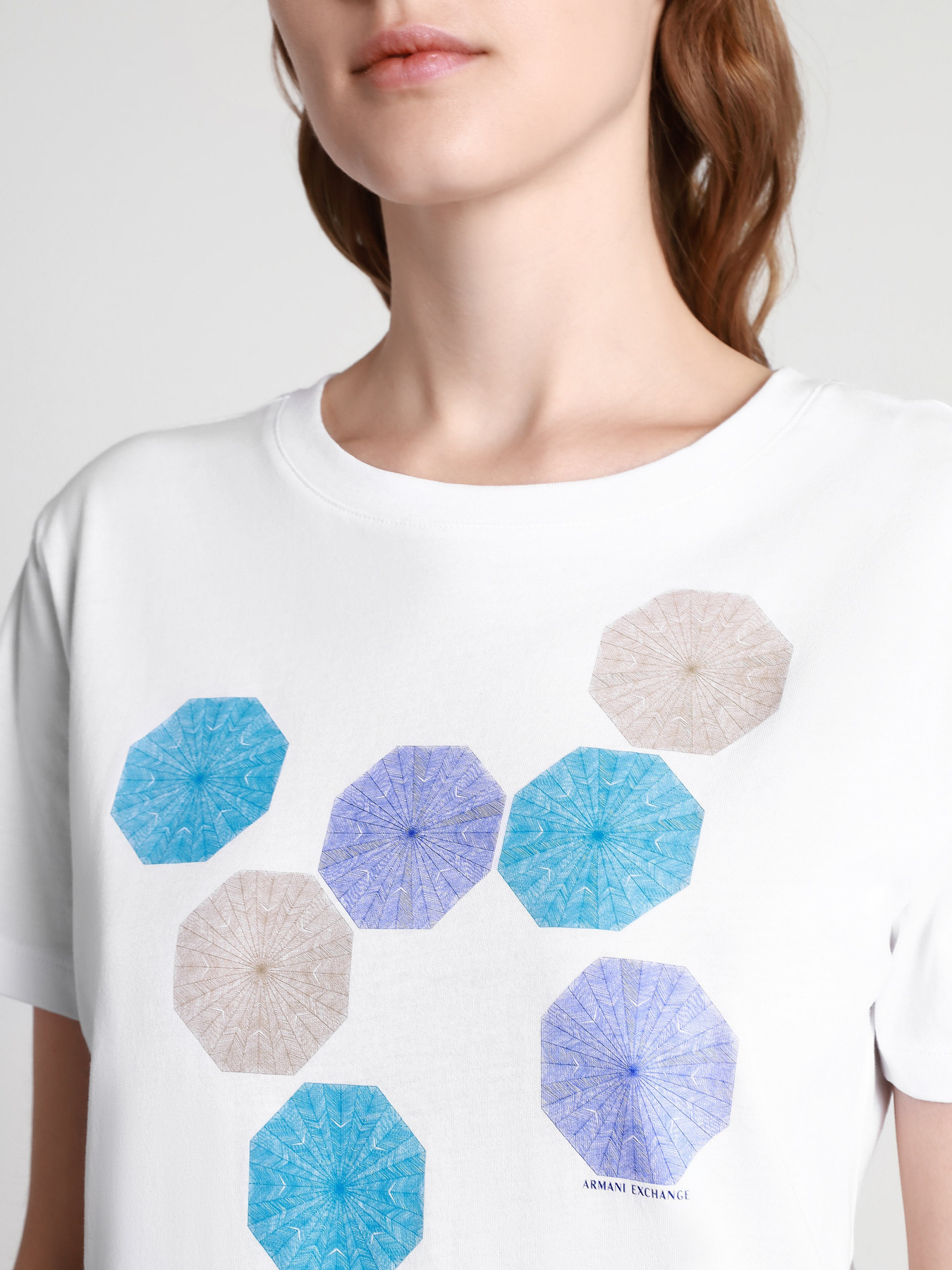 Футболка Armani Exchange модель 3KYTHL-YJG3Z-1000 Фото