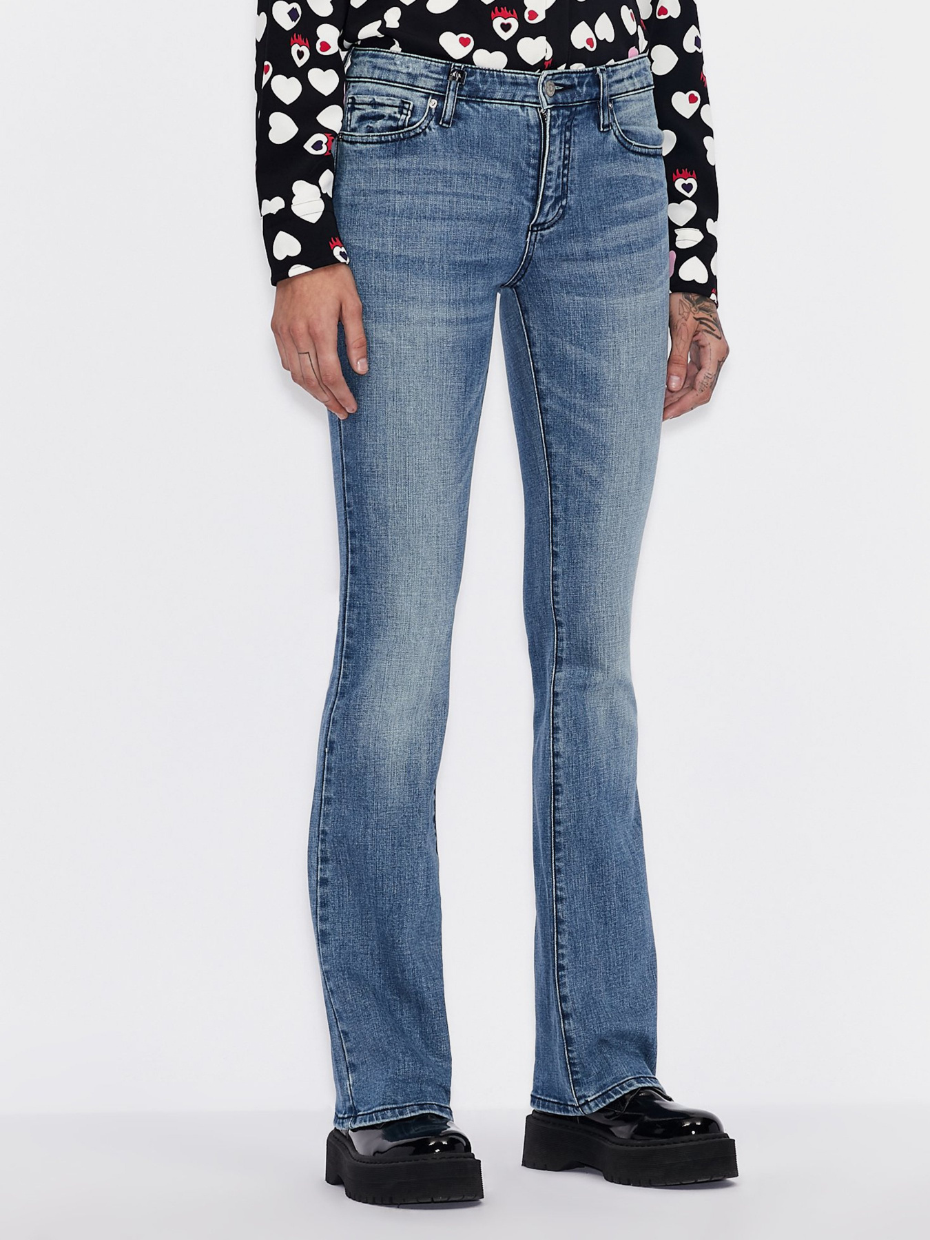 Джинси кльош Armani Exchange Super Skinny модель 6HYJ65-Y4RDZ-1500 Фото