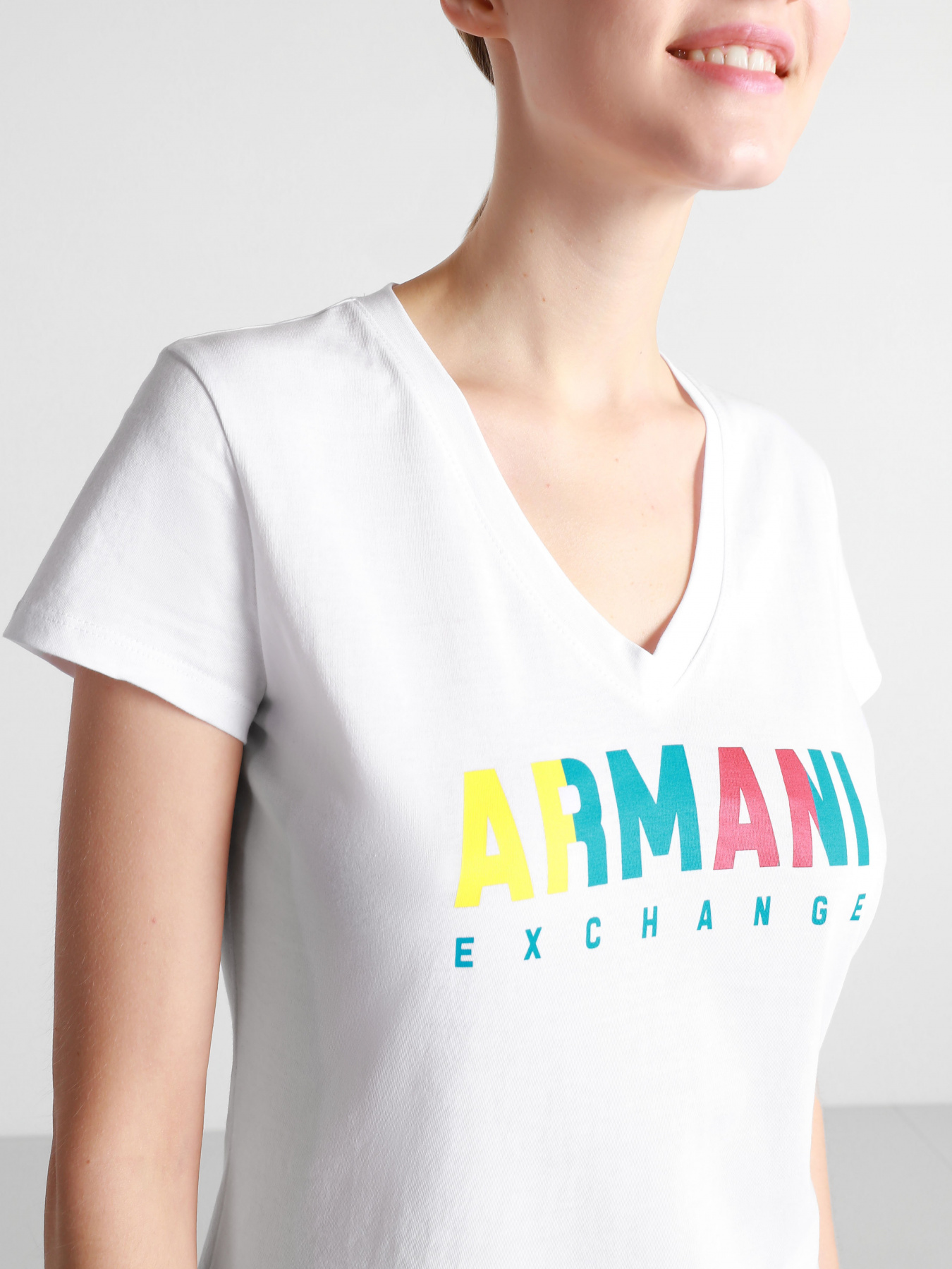 Футболка Armani Exchange модель 6HYTGK-YJW3Z-1000 Фото