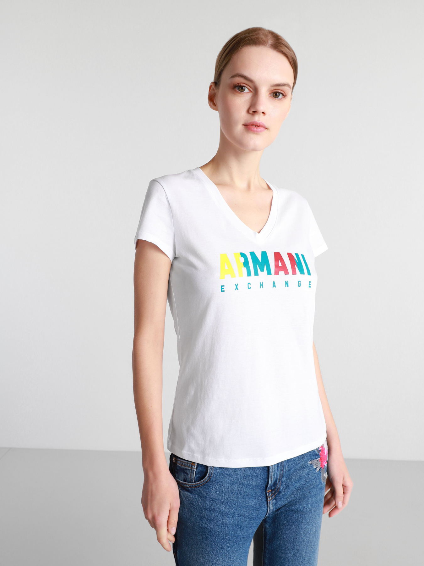 Футболка Armani Exchange модель 6HYTGK-YJW3Z-1000 Фото