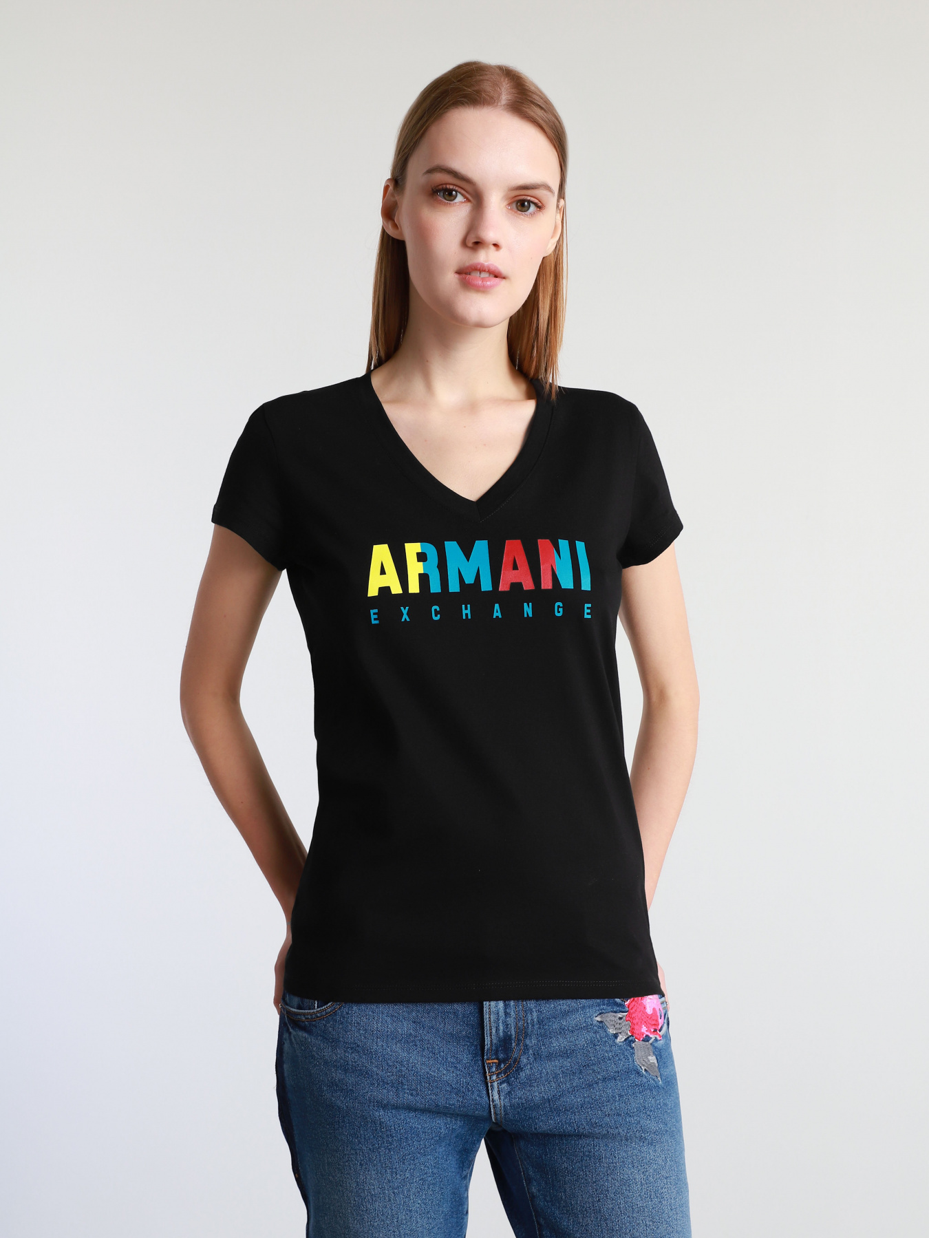 Футболка Armani Exchange модель 6HYTGK-YJW3Z-1200 Фото