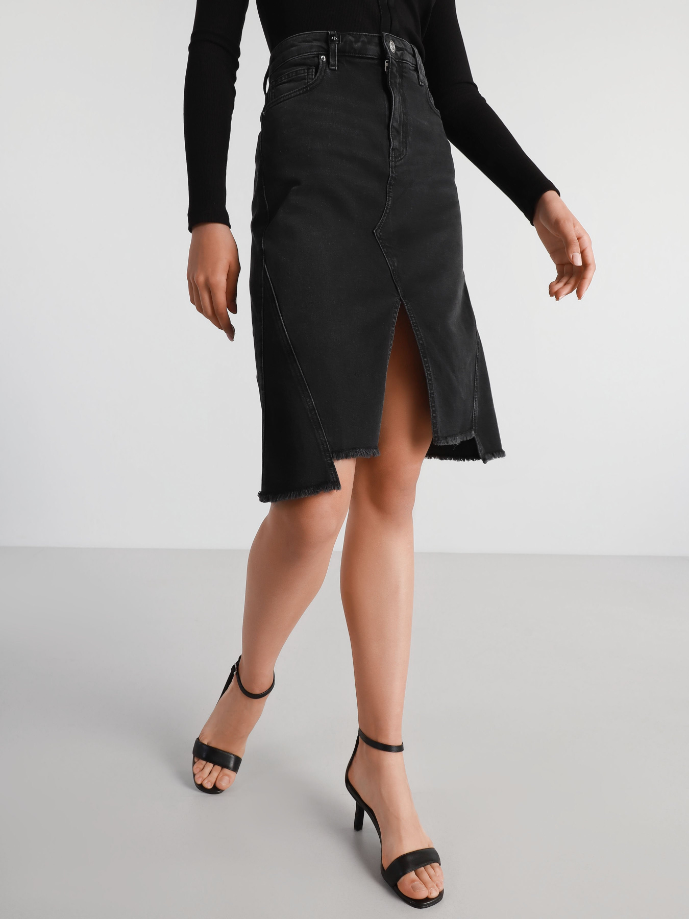 Джинсова спідниця Armani Exchange модель 6HYN07-Y2QBZ-0204 Фото