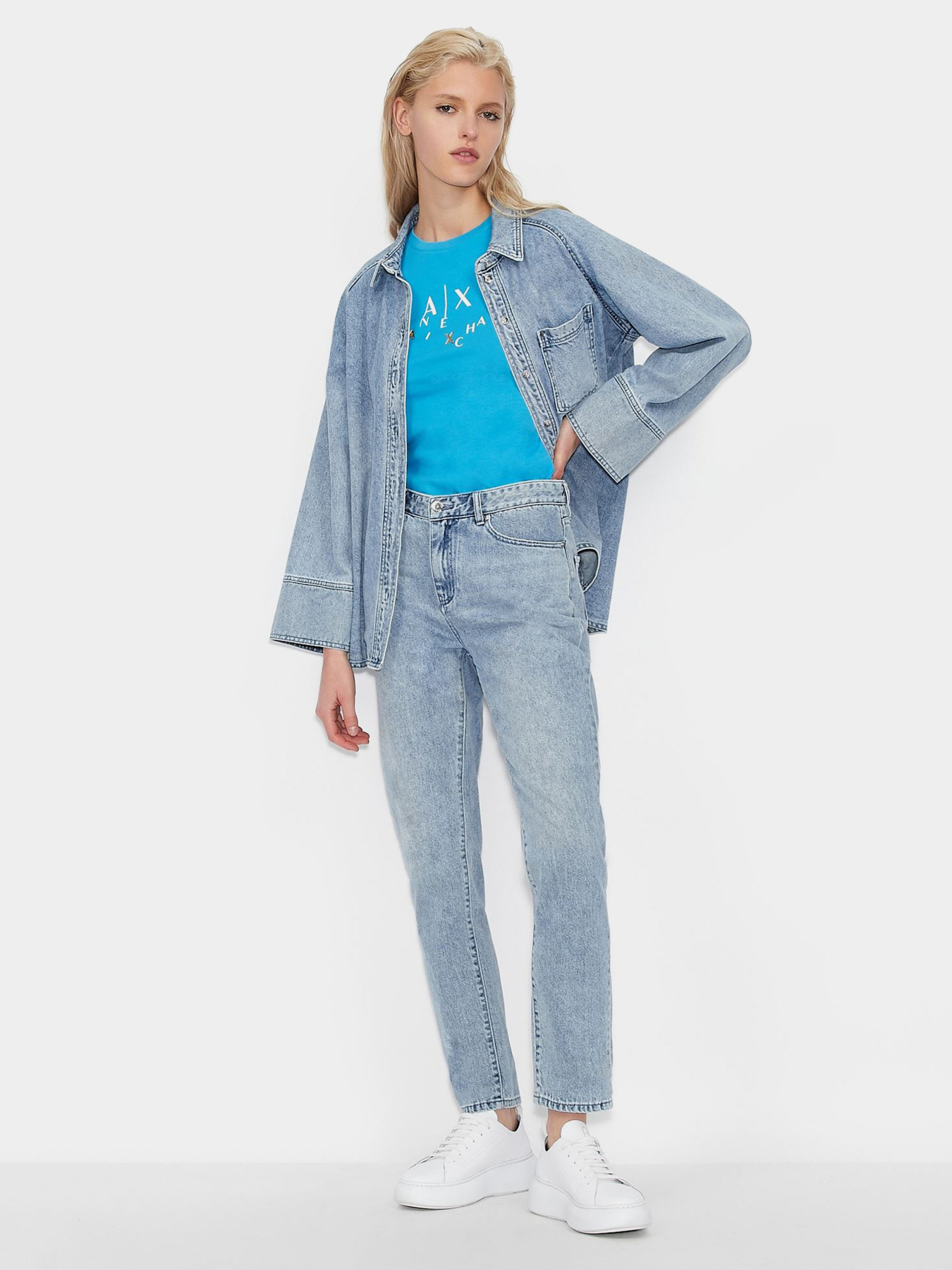 Футболка Armani Exchange модель 3KYTHH-YJ73Z-15AF Фото