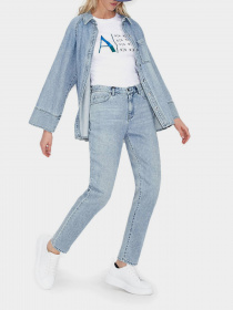 Футболка Armani Exchange модель 3KYTGS-YJ73Z-1000 Футболка Armani Exchange модель 3KYTGS-YJ73Z-1000 Фото