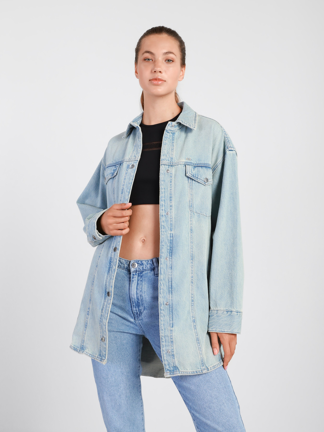 Джинсова куртка Armani Exchange модель 6KYB44-Y1EAZ-1500 Фото