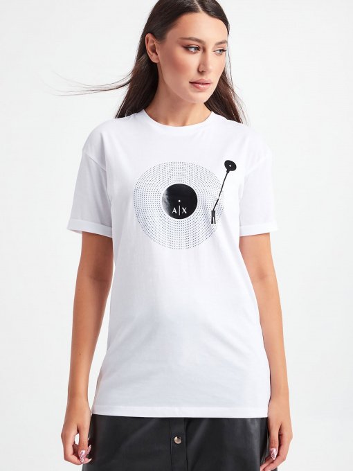 Футболка Armani Exchange модель 6KYTAL-YJW3Z-1000 Фото