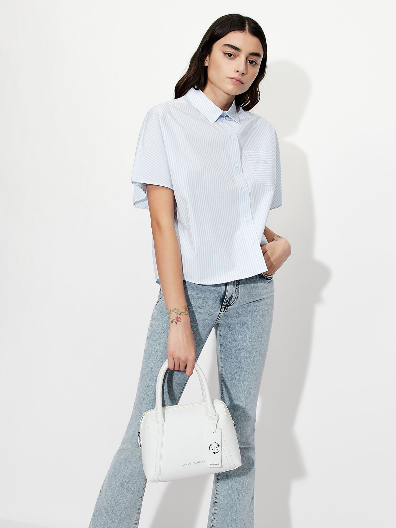 Сорочка повсякденна Armani Exchange модель 3KYC12-YNV7Z-9159 Фото