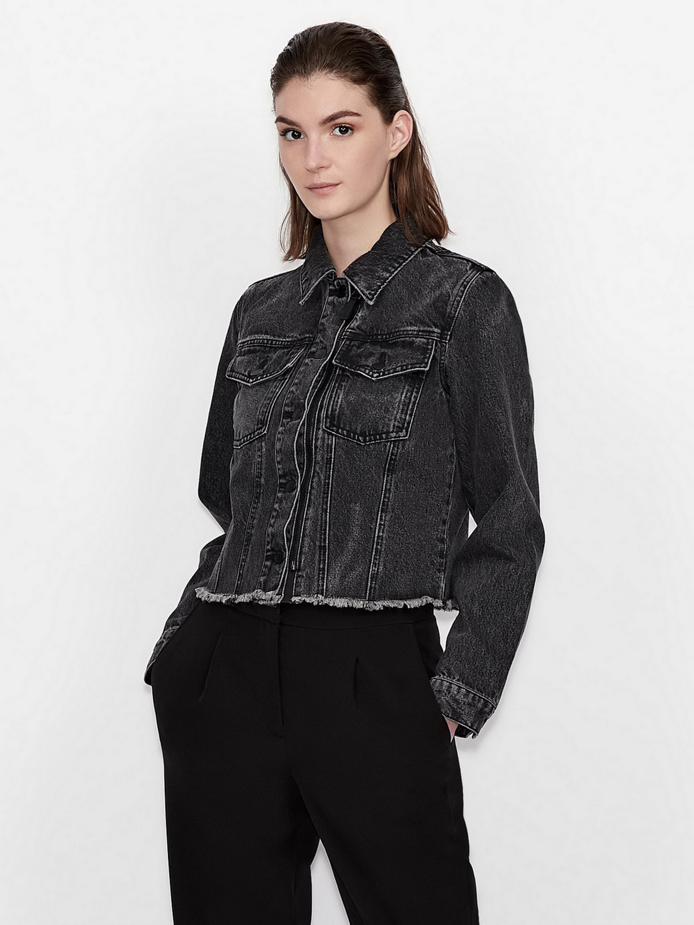 Джинсова куртка Armani Exchange модель 6KYB51-Y1DBZ-0204 Фото