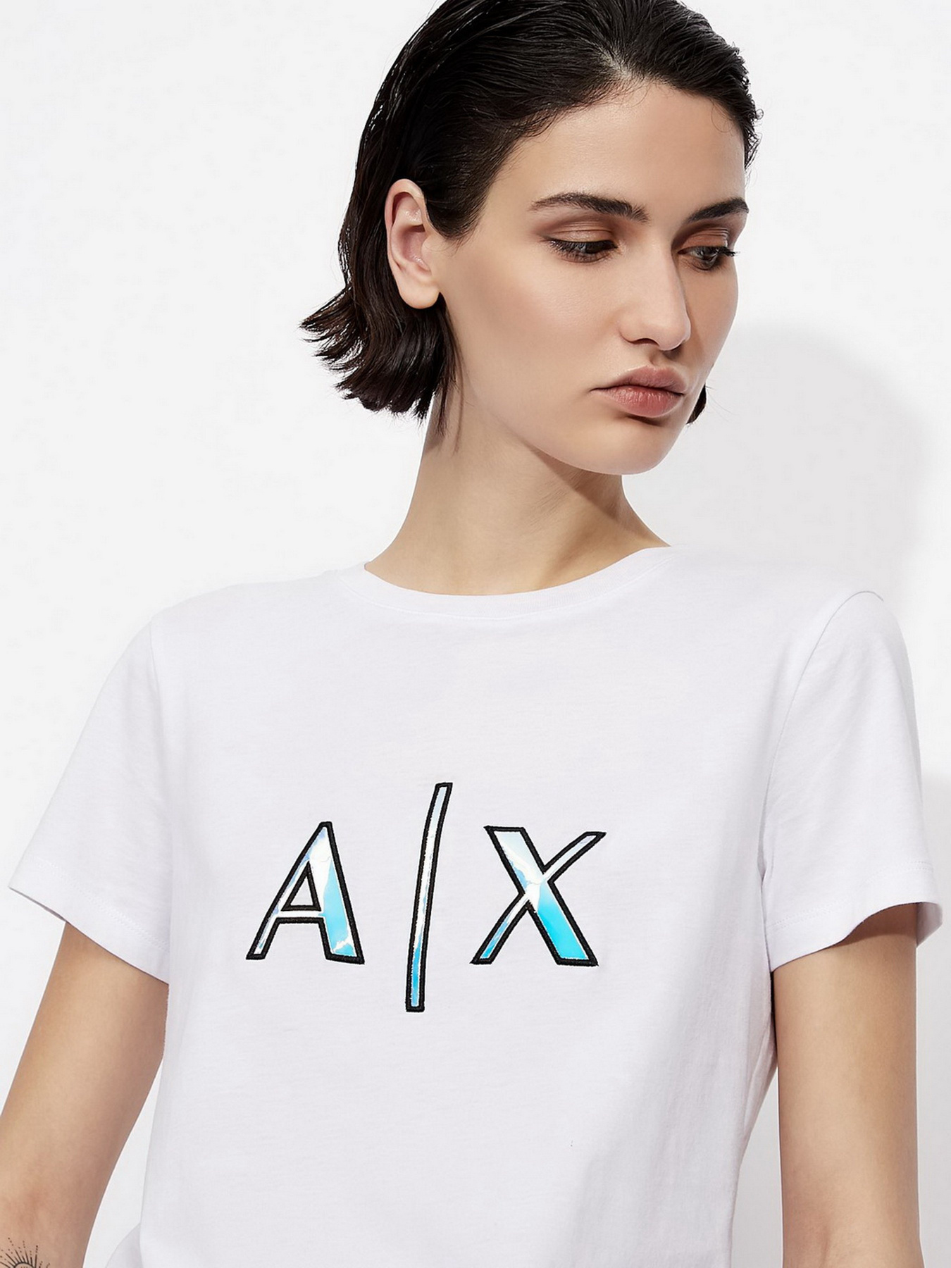 Футболка Armani Exchange модель 6KYTGF-YJG3Z-1000 Фото