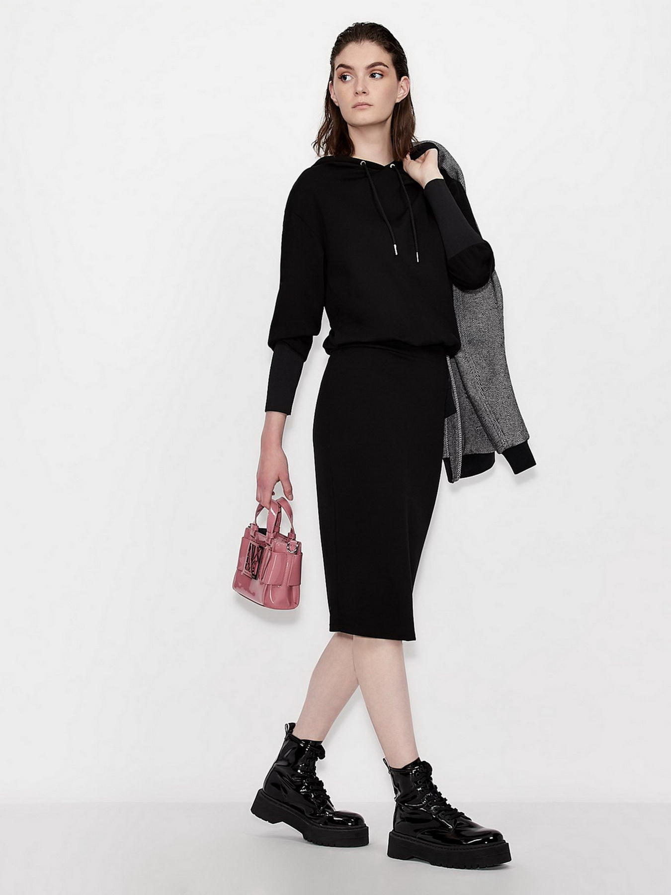 Платье миди Armani Exchange модель 6KYAAB-YJ7RZ-1200 Фото