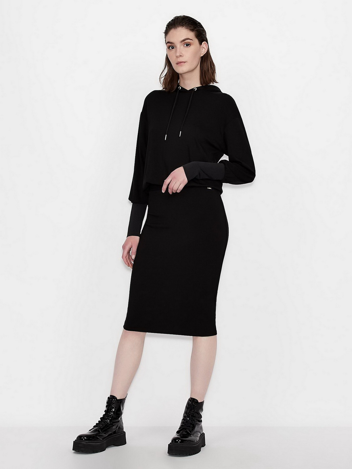 Платье миди Armani Exchange модель 6KYAAB-YJ7RZ-1200 Фото