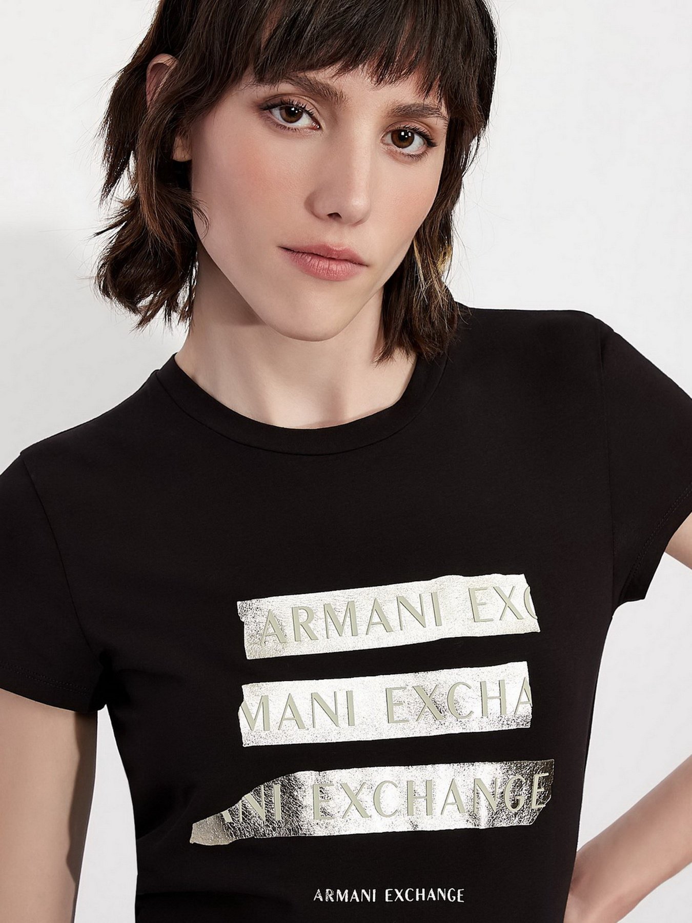 Футболка Armani Exchange модель 6KYTGM-YJC7Z-1200 Фото