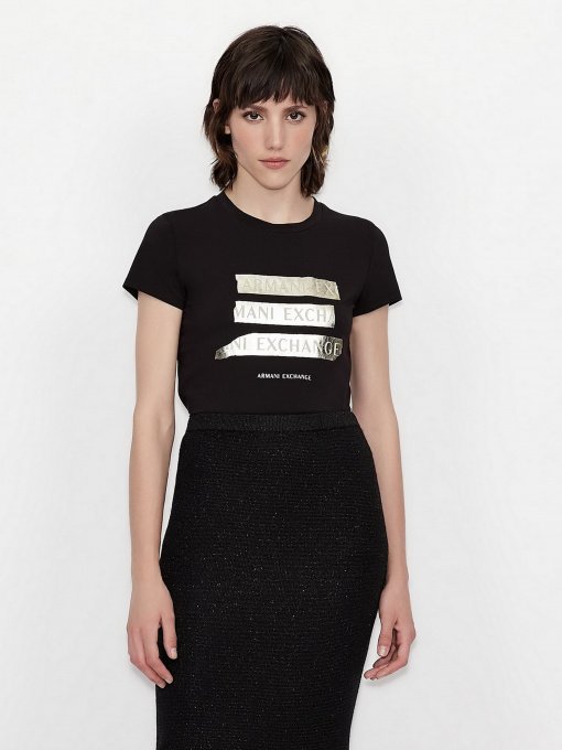 Футболка Armani Exchange модель 6KYTGM-YJC7Z-1200 Фото