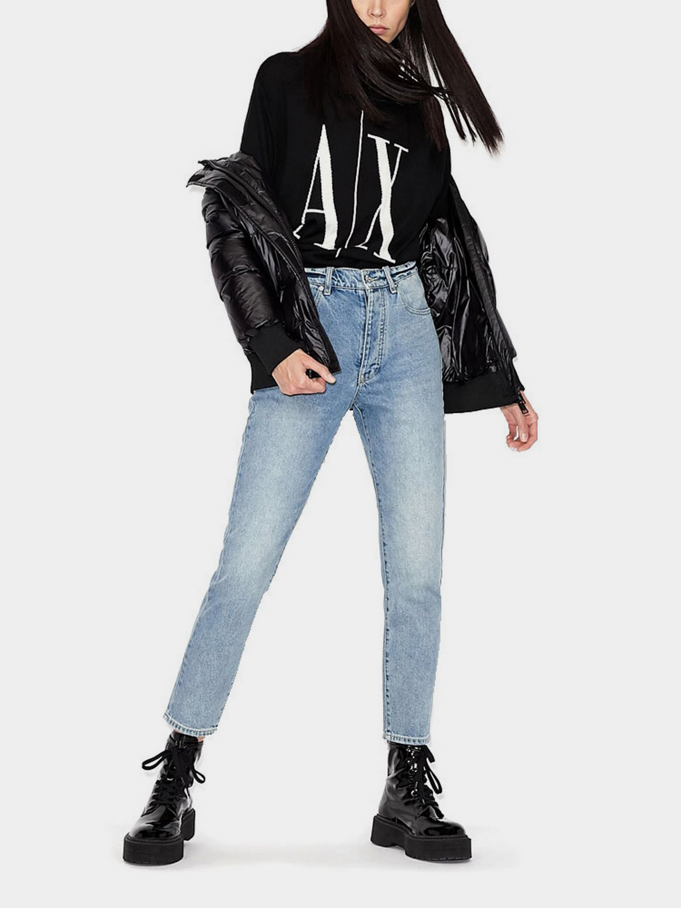 Зауженные джинсы Armani Exchange Slim модель 8NYJ51-Y2AAZ-150A Фото