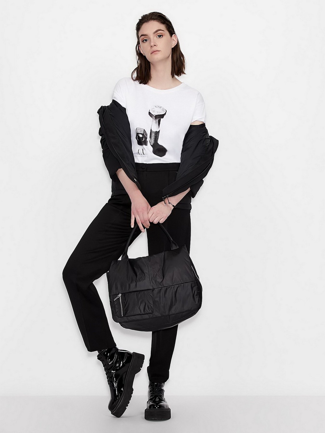 Футболка Armani Exchange модель 6KYTEA-YJ6QZ-1000 Фото