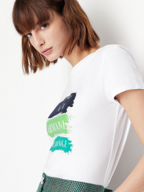 Футболка Armani Exchange модель 3LYTKU-YJ5UZ-1000 Фото