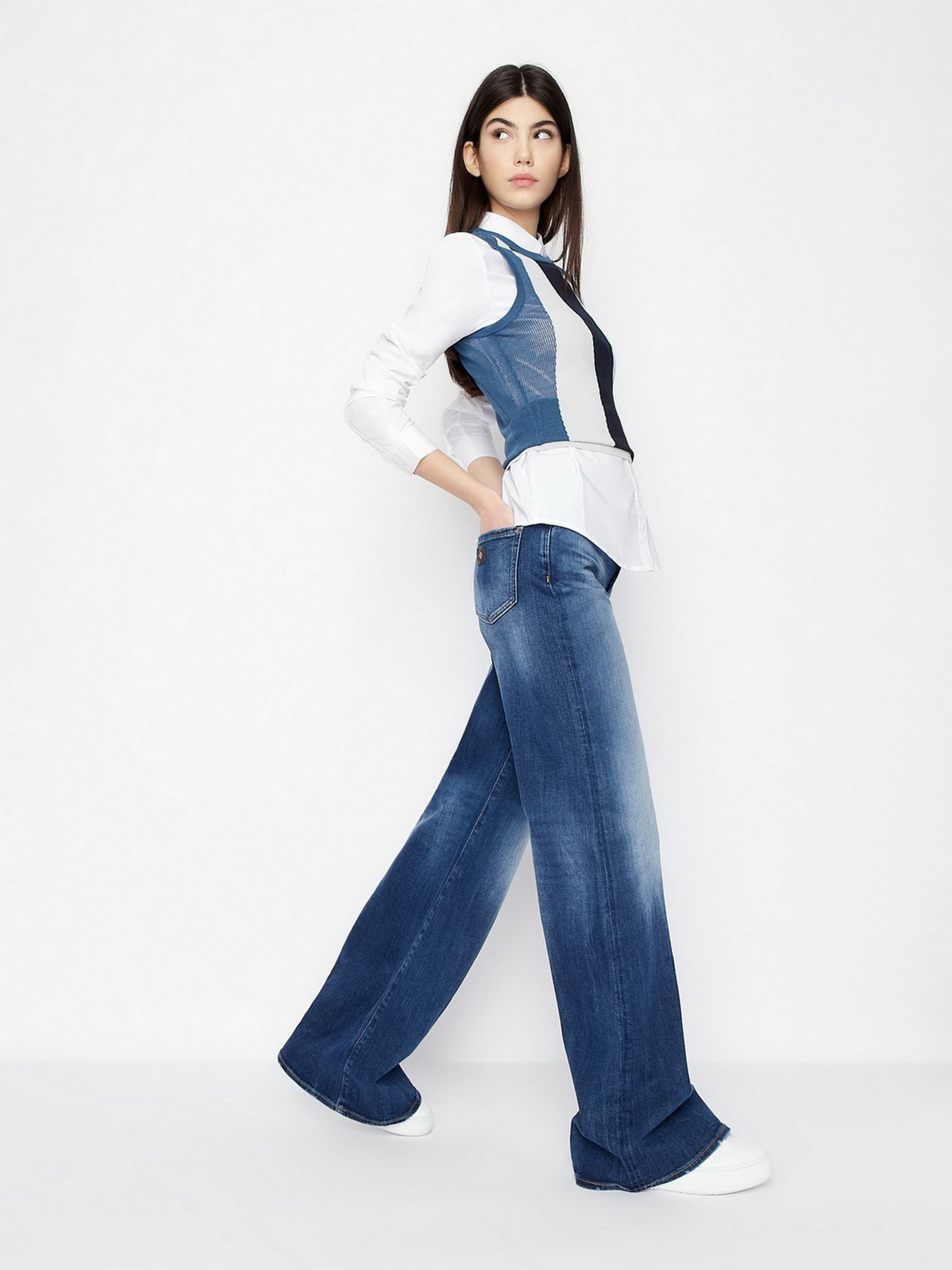 Джинси кльош Armani Exchange J47 модель 3LYJ47-Y1VQZ-1500 Фото