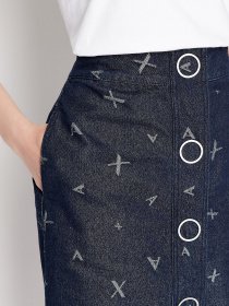 Юбка миди Armani Exchange модель 3LYN23-Y1SMZ-1500 Фото