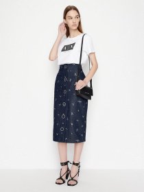 Юбка миди Armani Exchange модель 3LYN23-Y1SMZ-1500 Фото