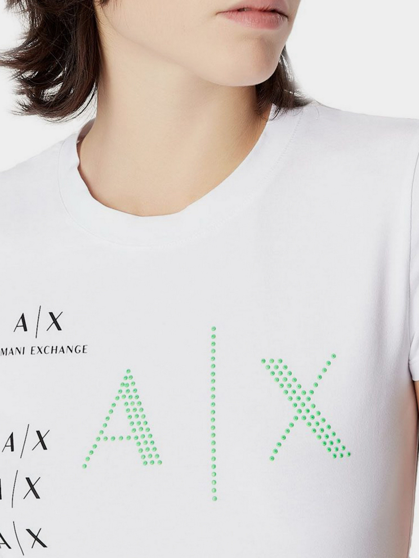 Футболка Armani Exchange модель 3LYTAW-YJC7Z-1000 Футболка Armani Exchange модель 3LYTAW-YJC7Z-1000 Фото