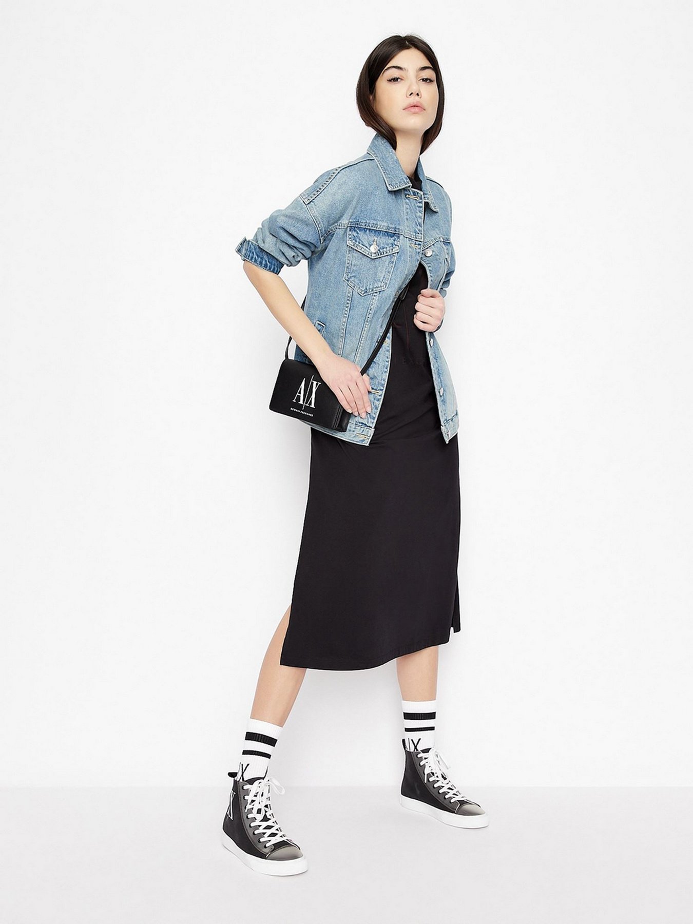 Платье миди Armani Exchange модель 8NYAHX-YJ8XZ-1200 Фото