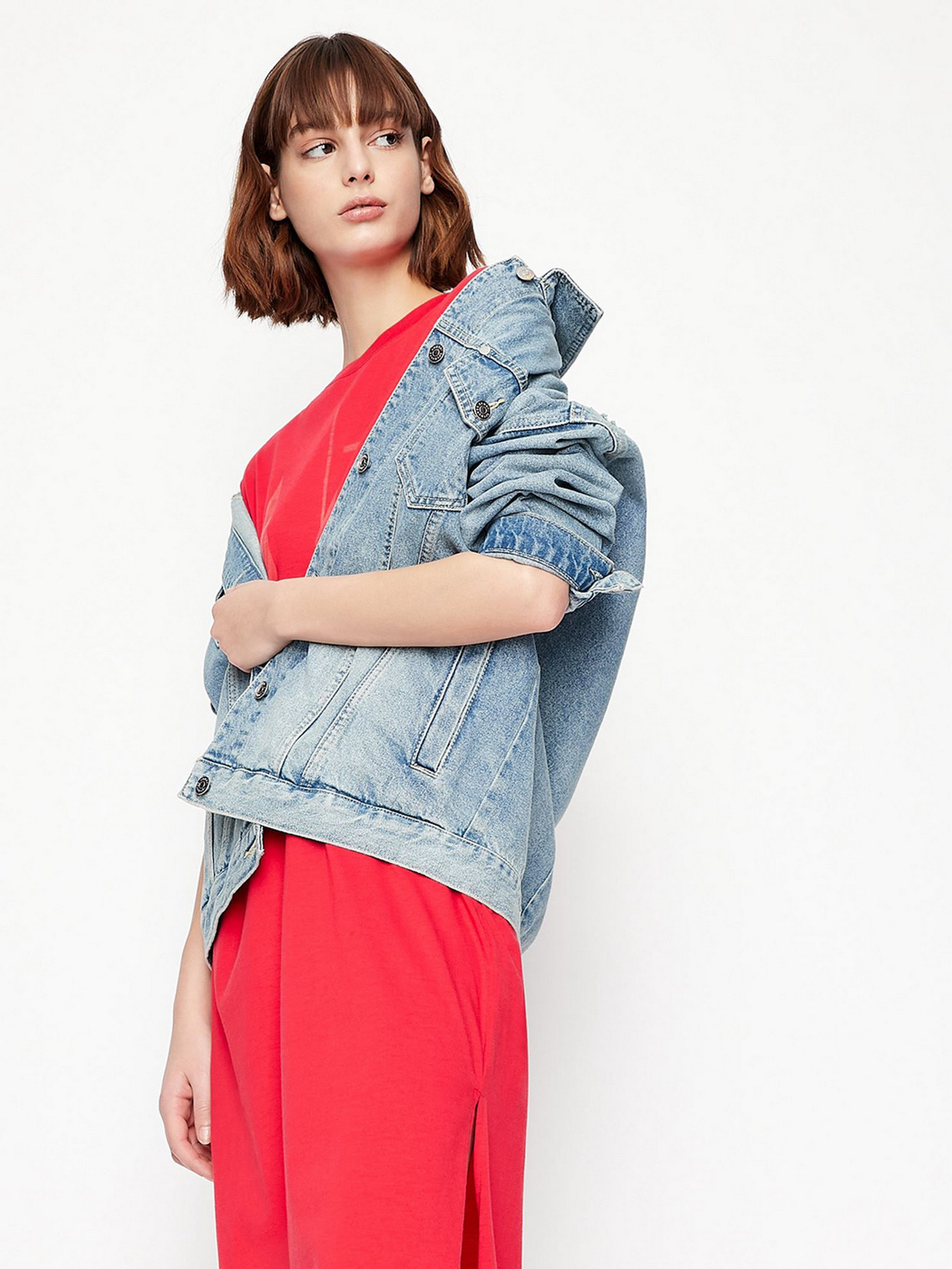 Платье миди Armani Exchange модель 8NYAHX-YJ8XZ-14AC Фото